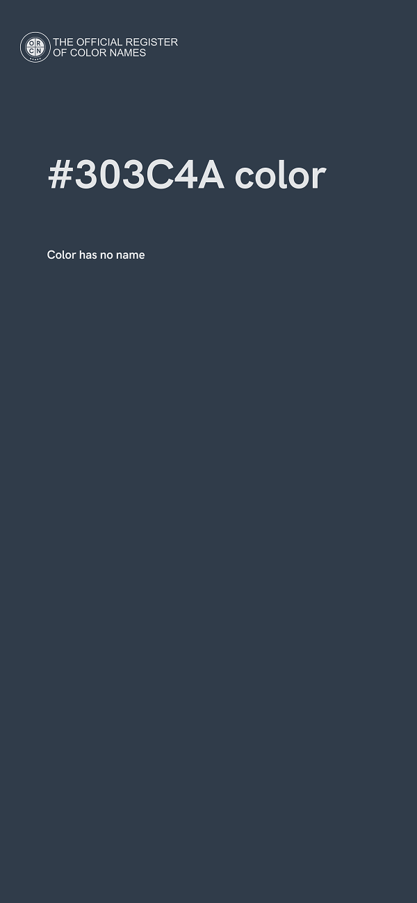 #303C4A color image