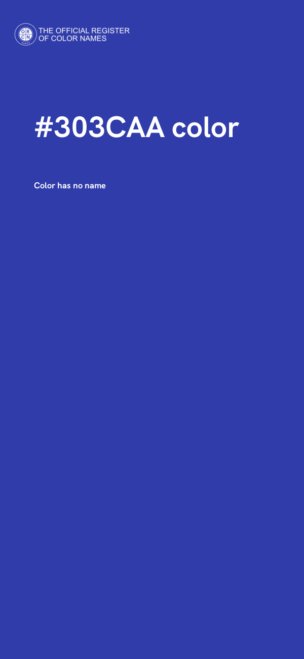 #303CAA color image
