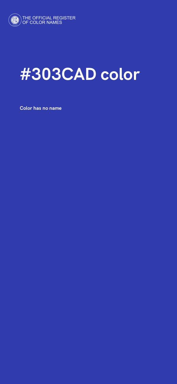 #303CAD color image