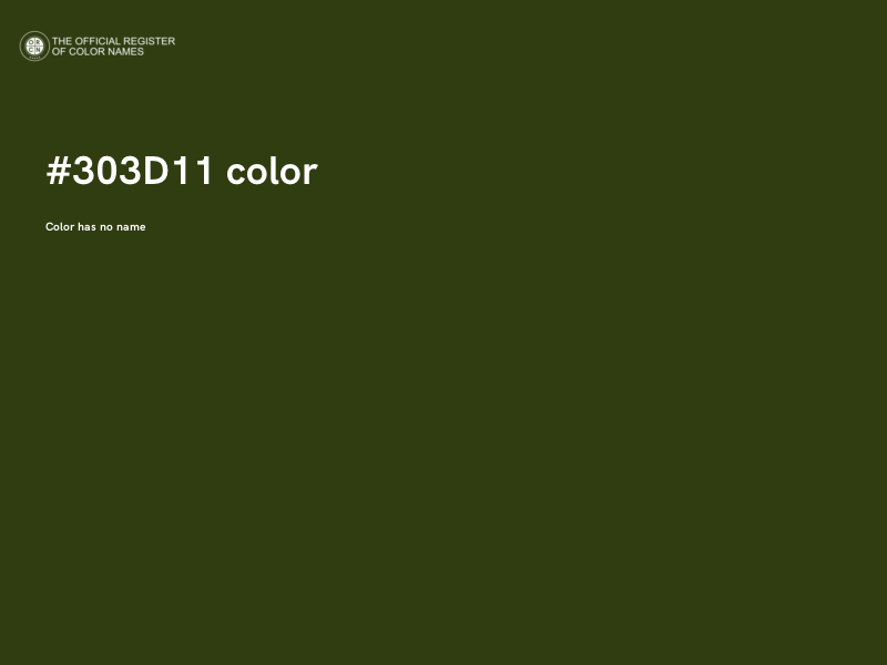 #303D11 color image