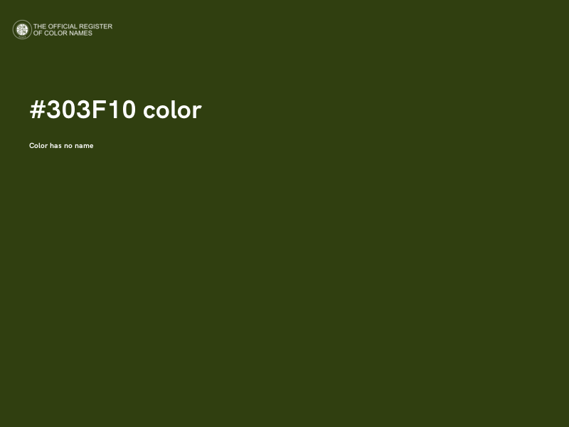 #303F10 color image