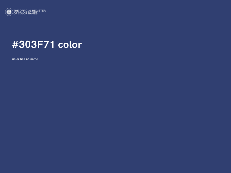 #303F71 color image