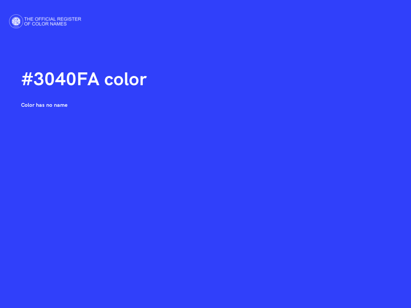#3040FA color image