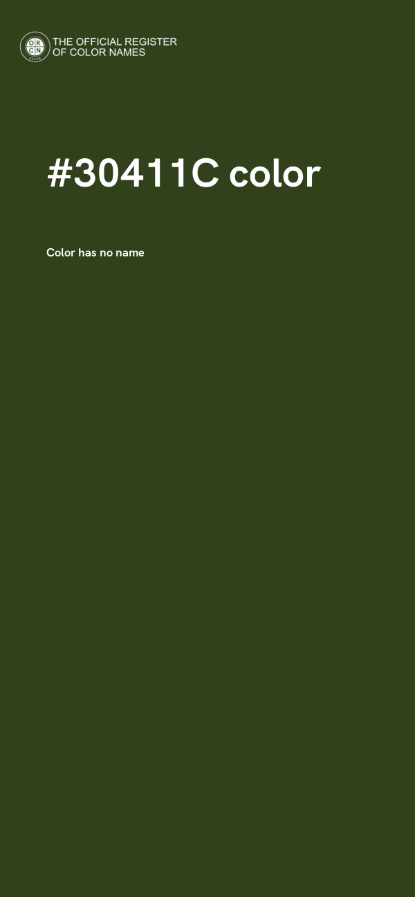 #30411C color image