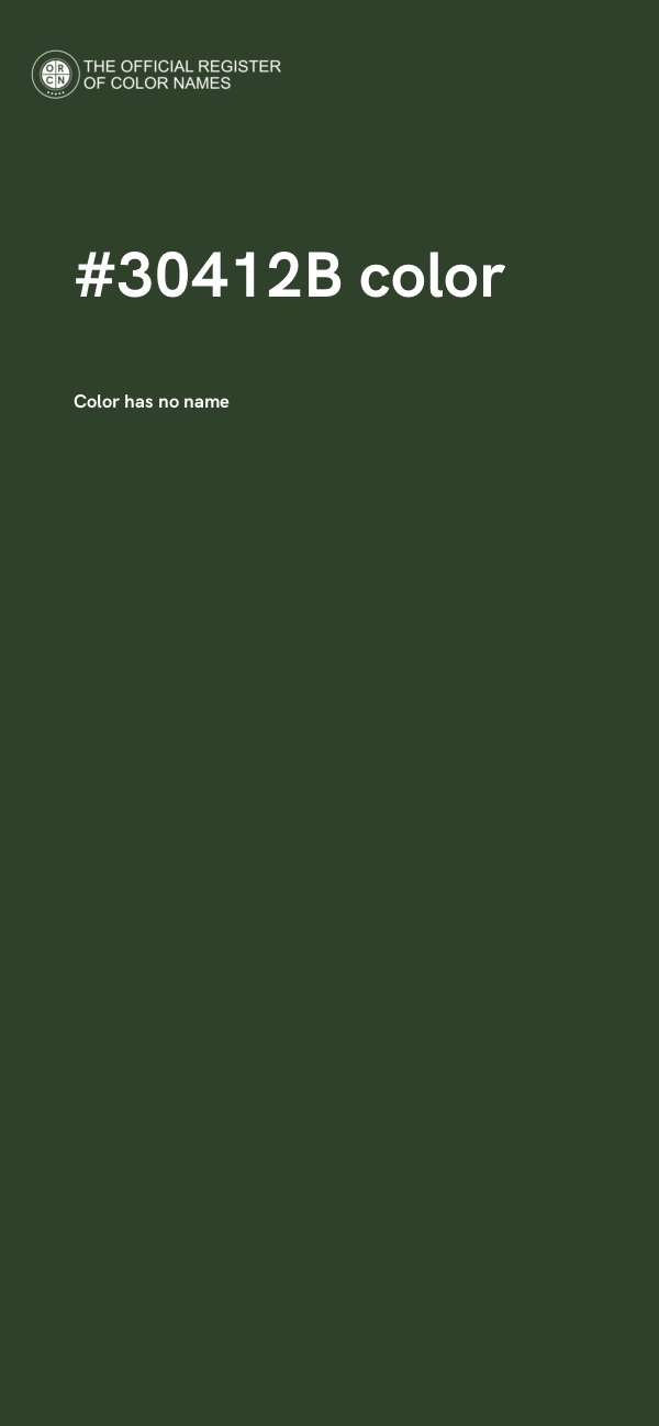 #30412B color image
