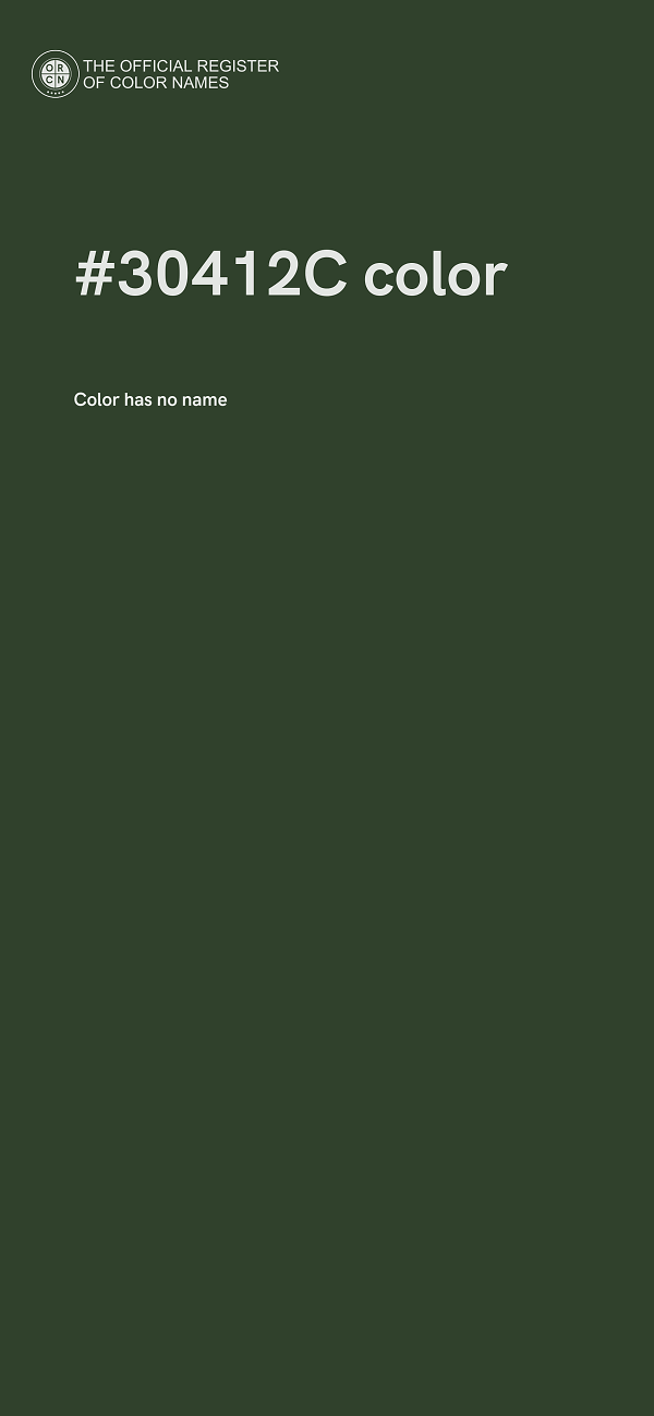 #30412C color image