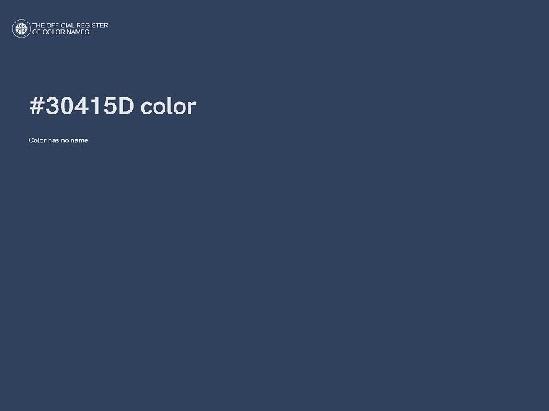 #30415D color image
