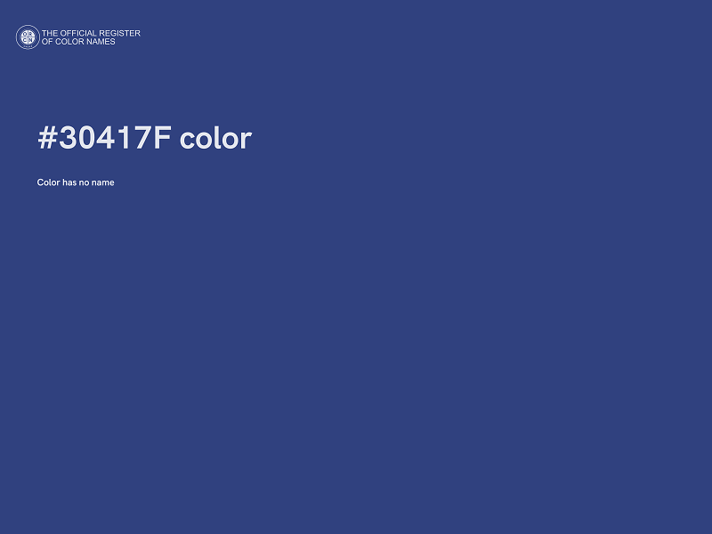 #30417F color image