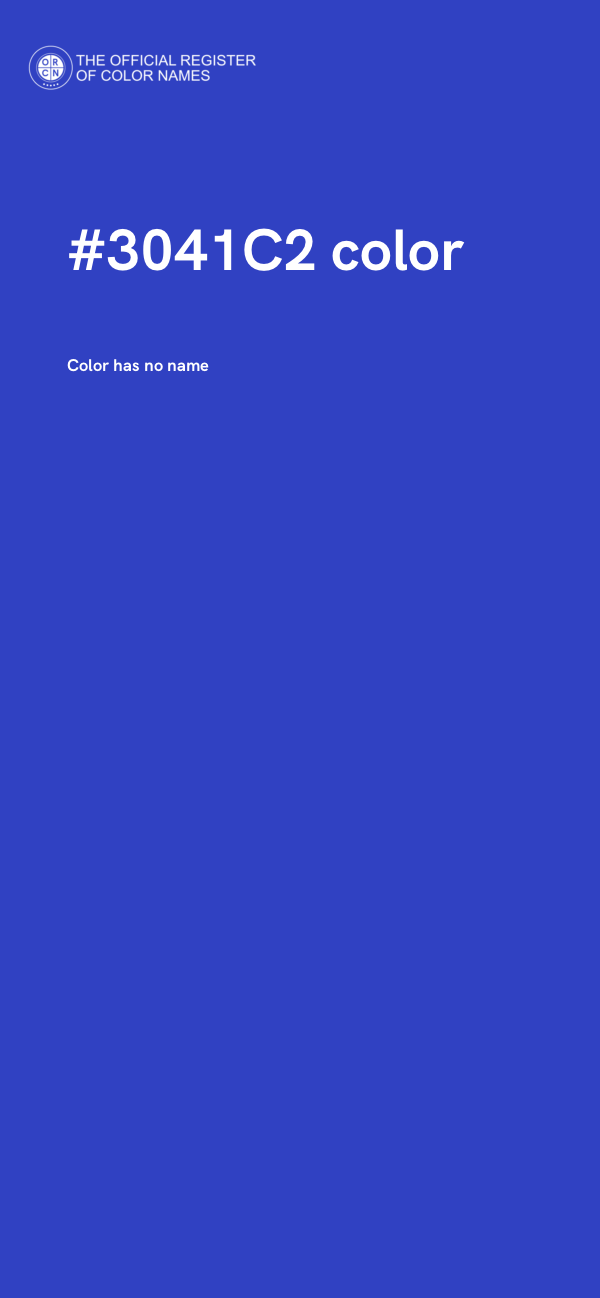 #3041C2 color image