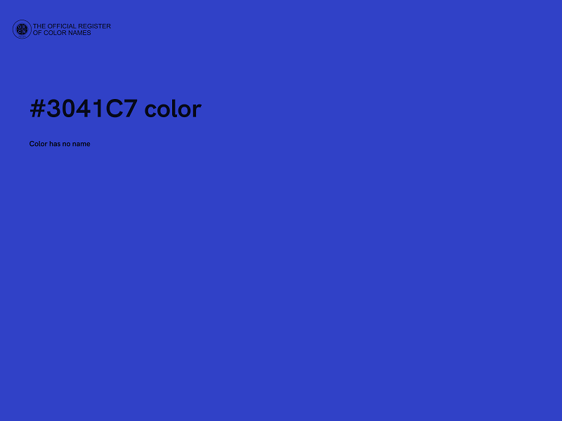 #3041C7 color image