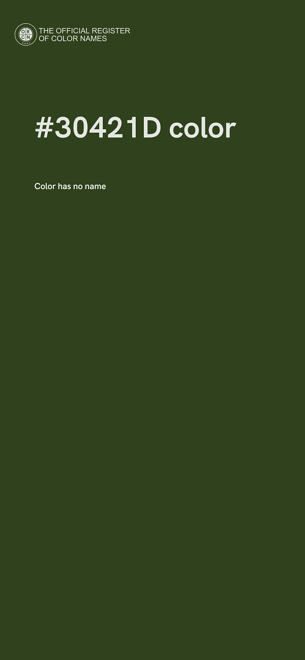 #30421D color image