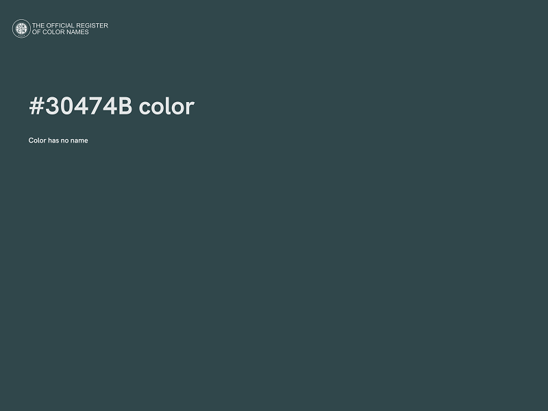 #30474B color image