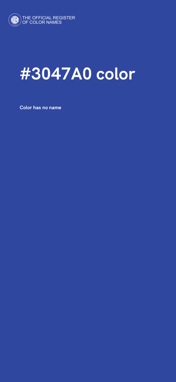 #3047A0 color image