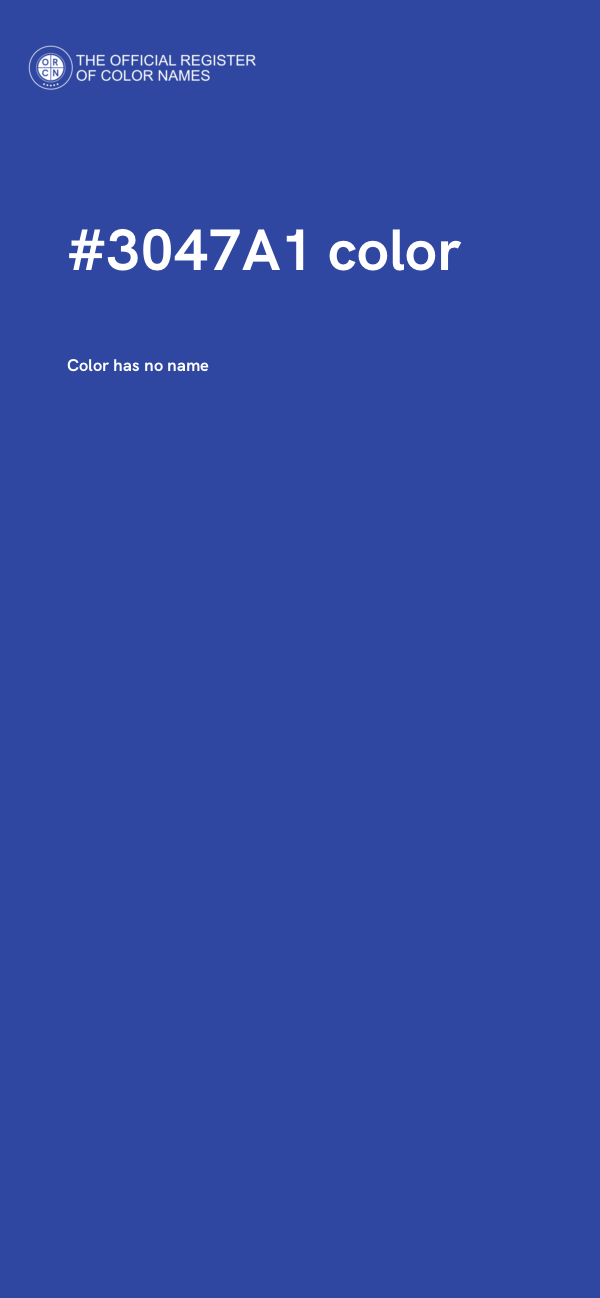 #3047A1 color image