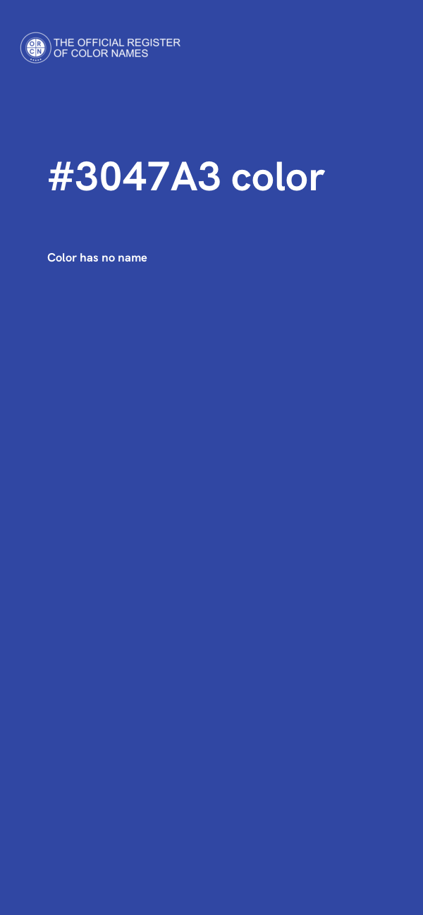 #3047A3 color image