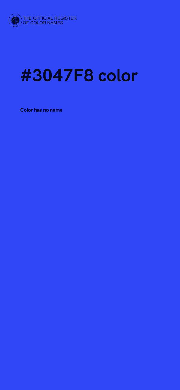 #3047F8 color image