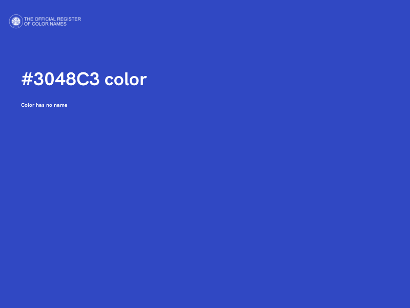 #3048C3 color image
