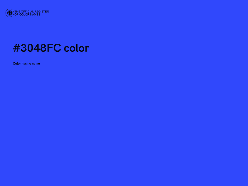 #3048FC color image