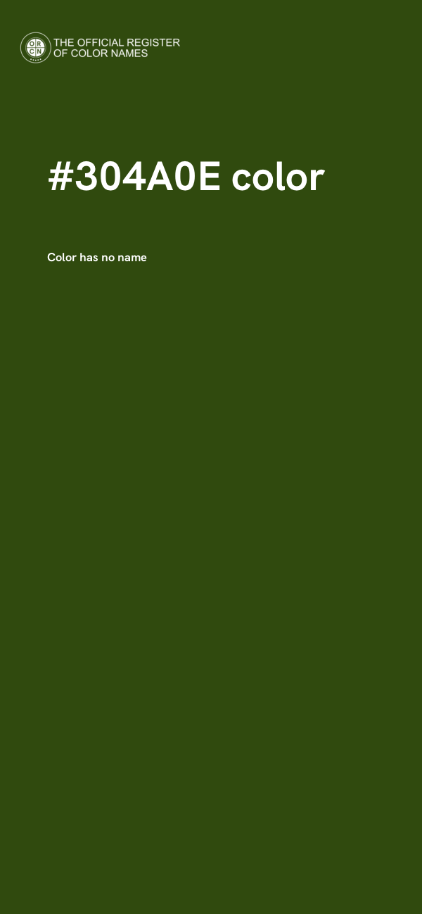 #304A0E color image