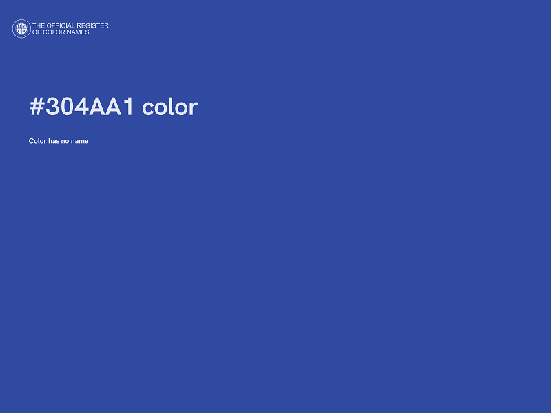 #304AA1 color image