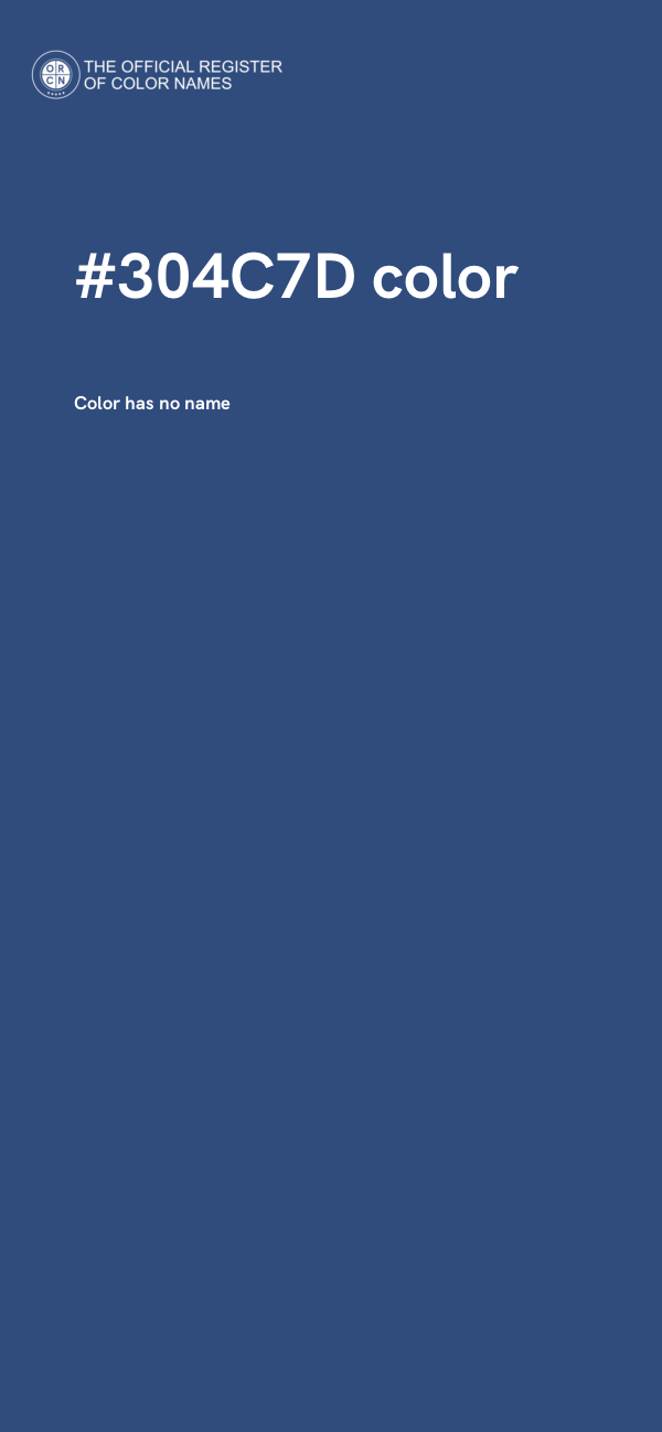 #304C7D color image