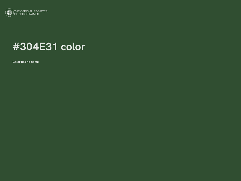 #304E31 color image