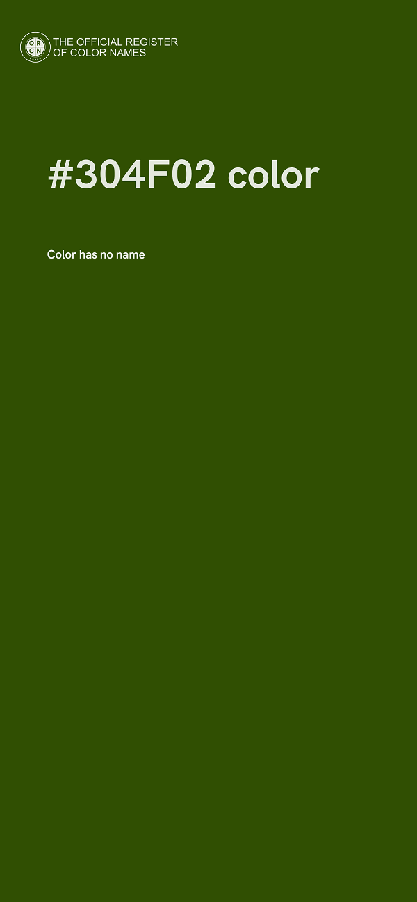 #304F02 color image