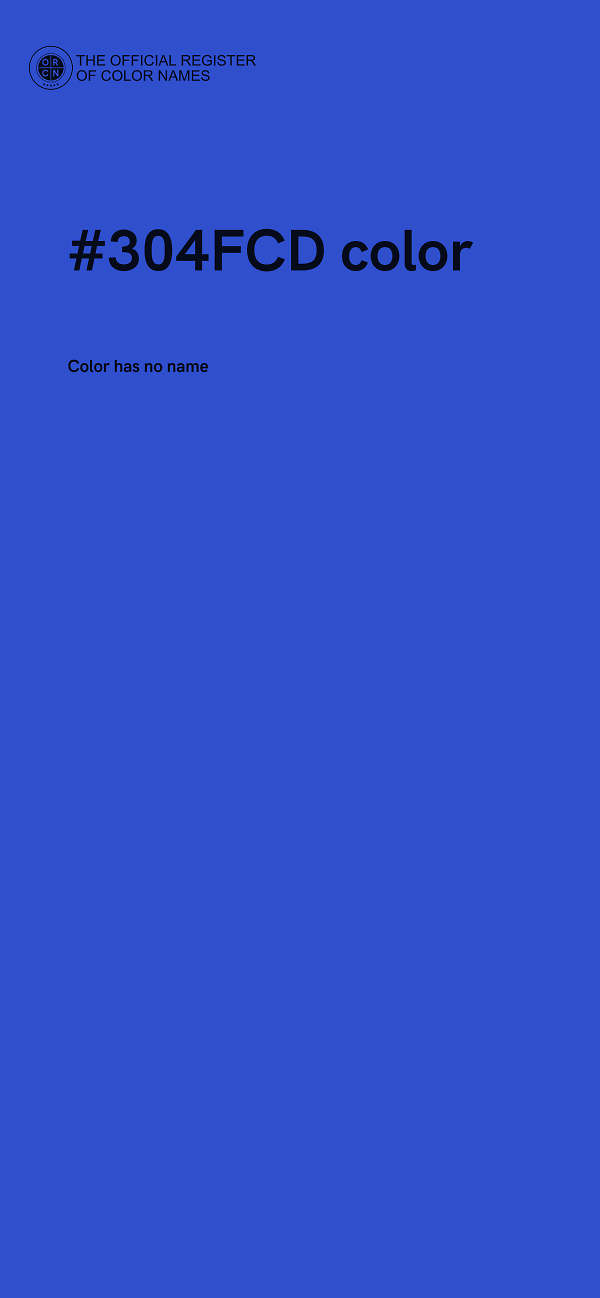 #304FCD color image