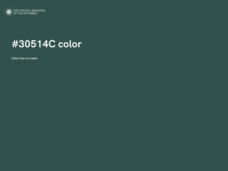 #30514C color image