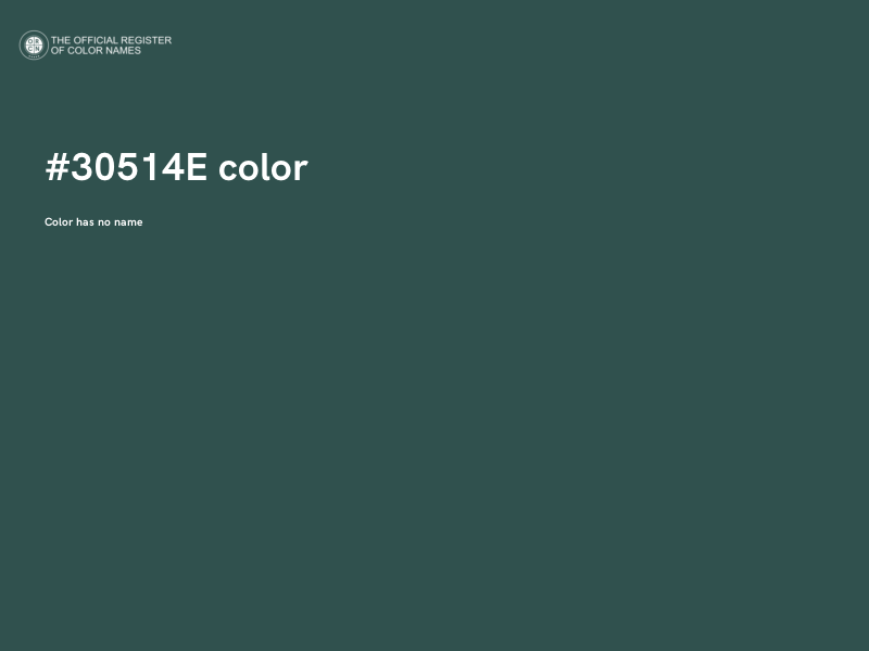 #30514E color image