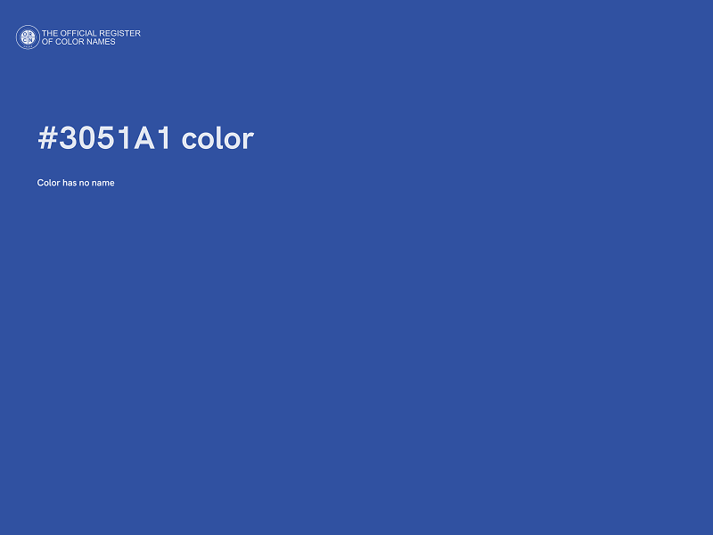 #3051A1 color image