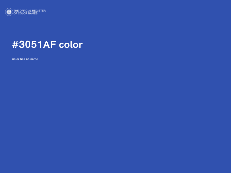 #3051AF color image