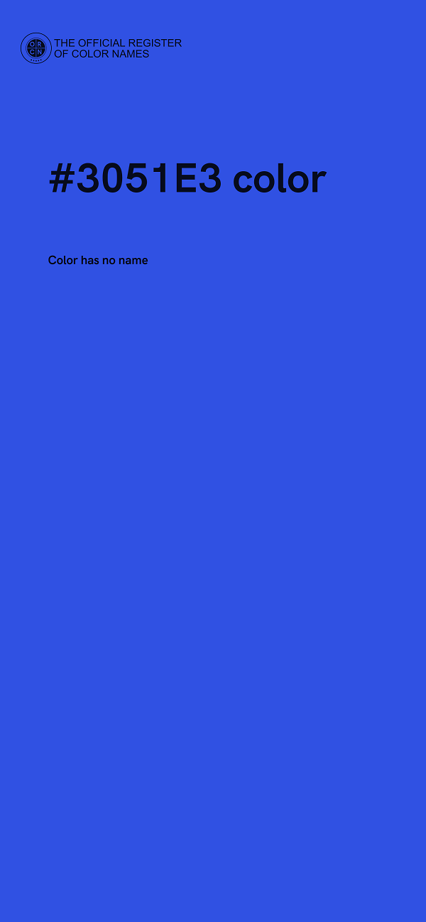 #3051E3 color image
