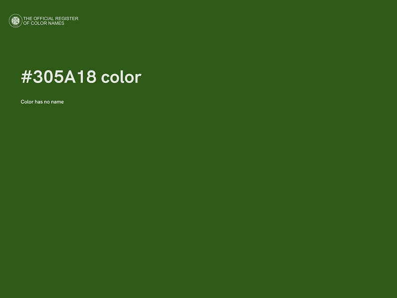 #305A18 color image