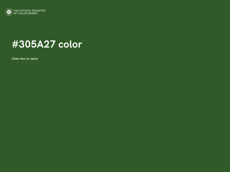 #305A27 color image