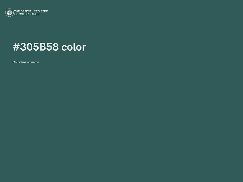 #305B58 color image