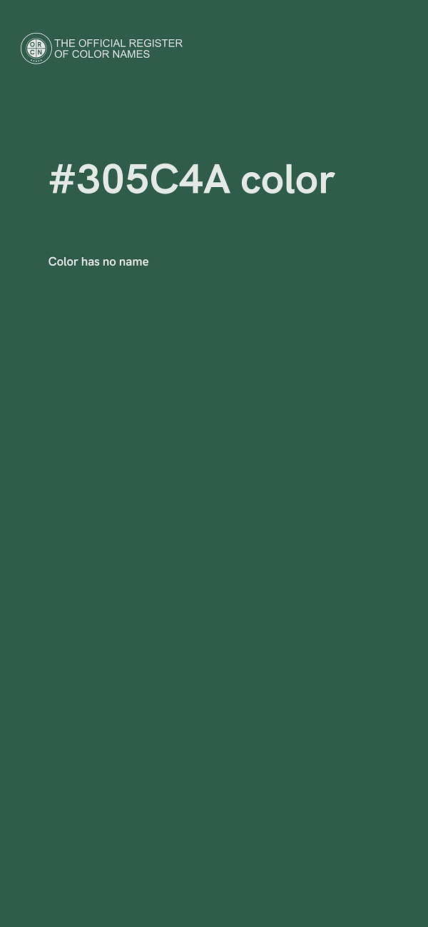 #305C4A color image
