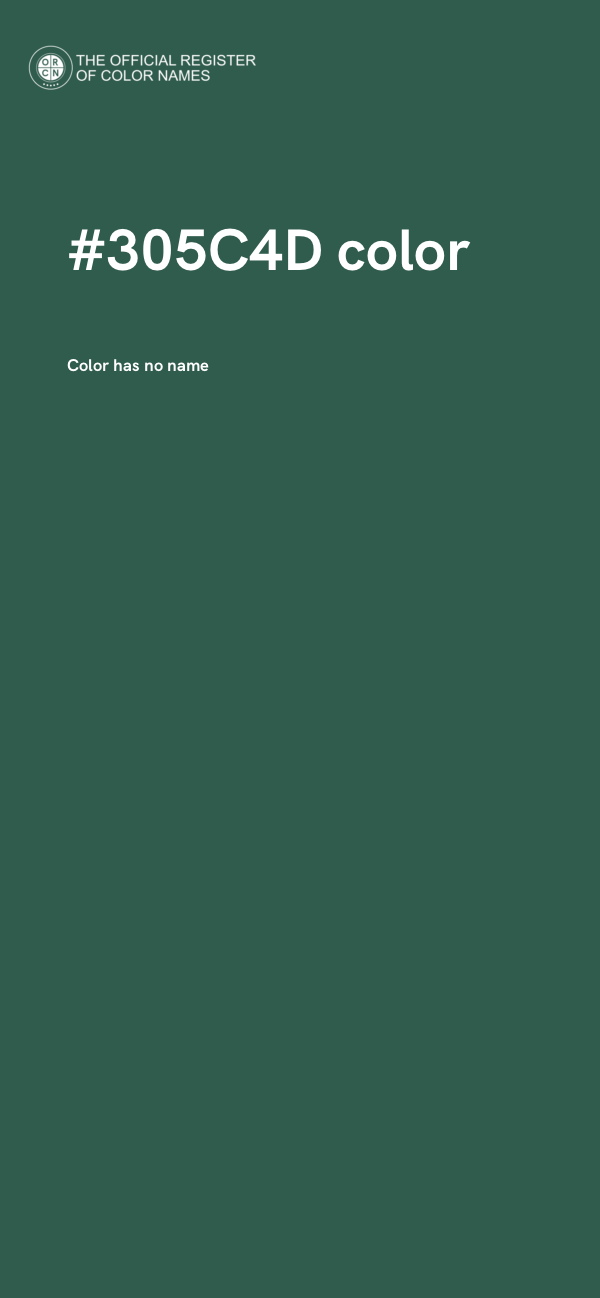 #305C4D color image