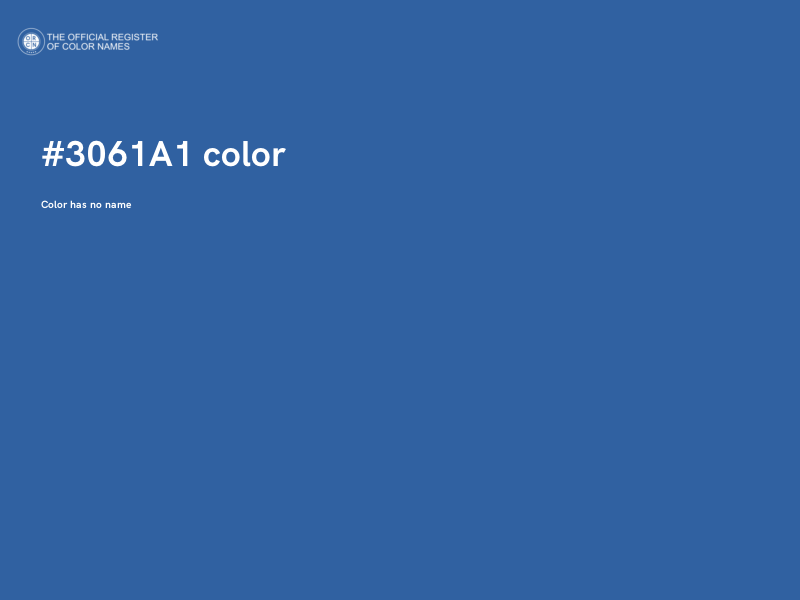 #3061A1 color image