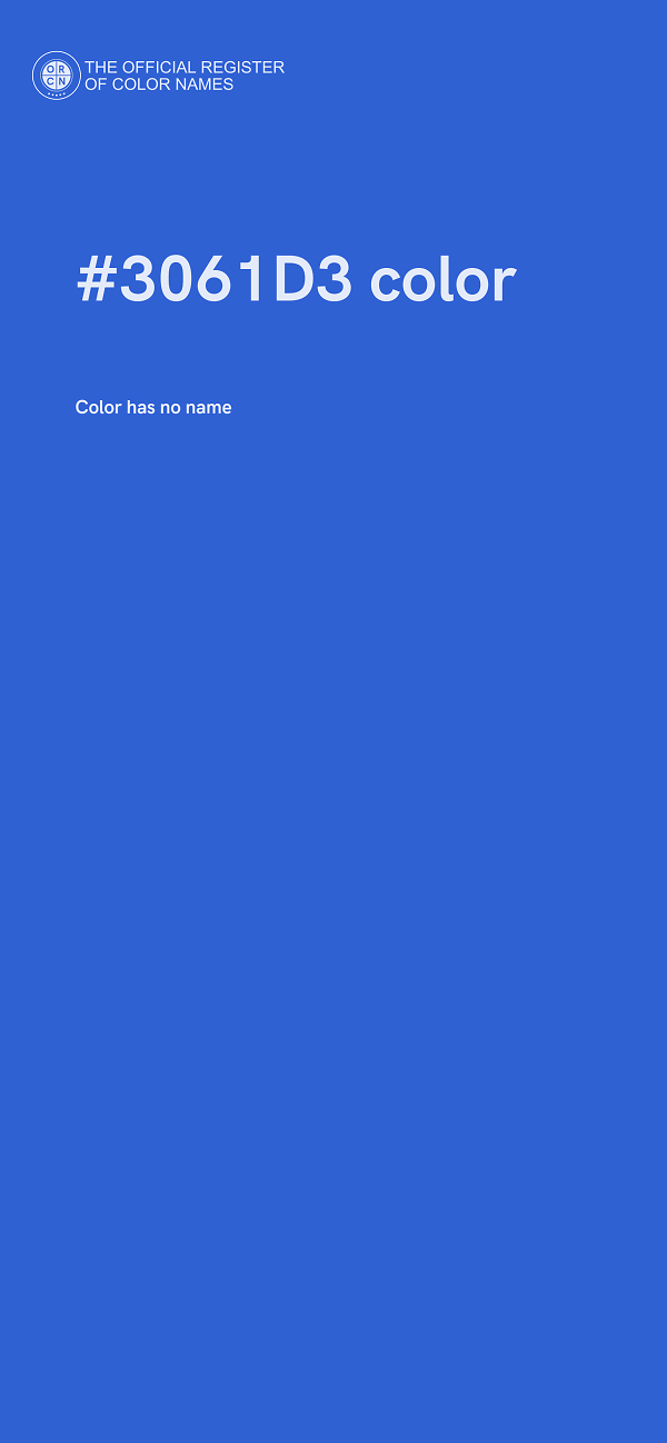 #3061D3 color image