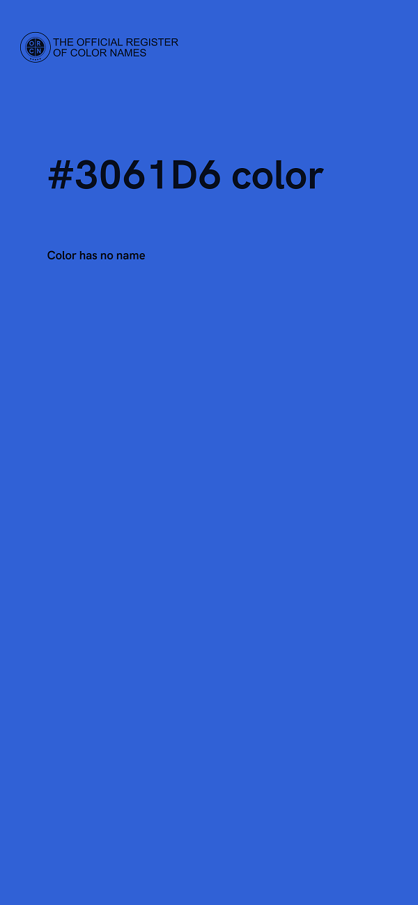 #3061D6 color image