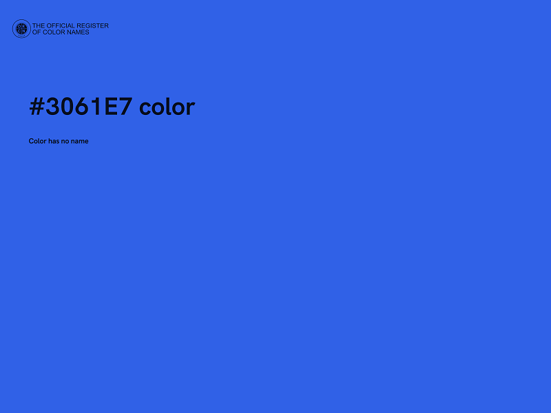 #3061E7 color image