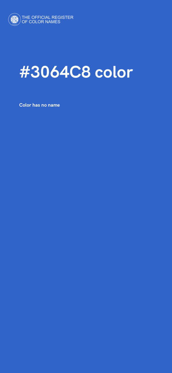 #3064C8 color image