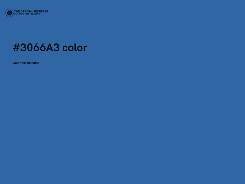 #3066A3 color image