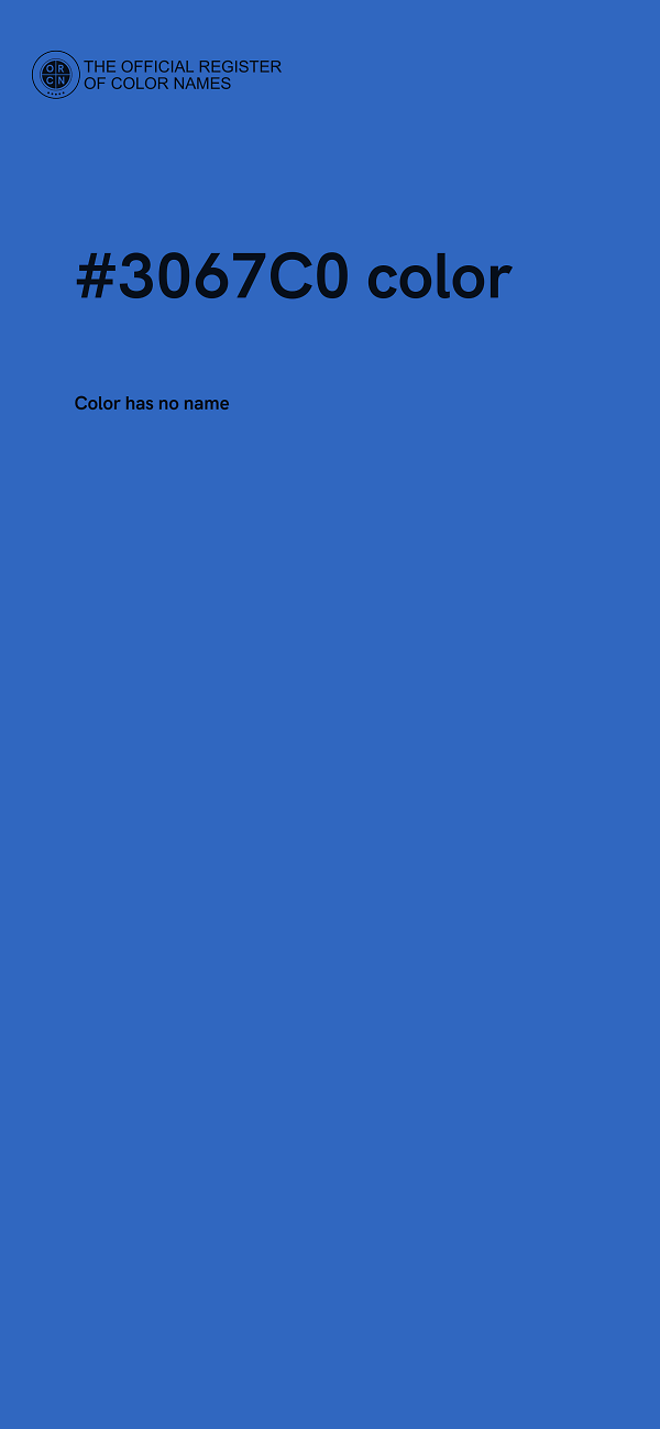 #3067C0 color image