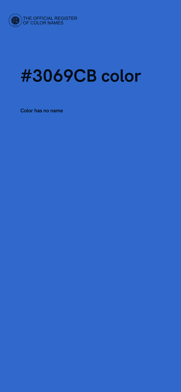 #3069CB color image