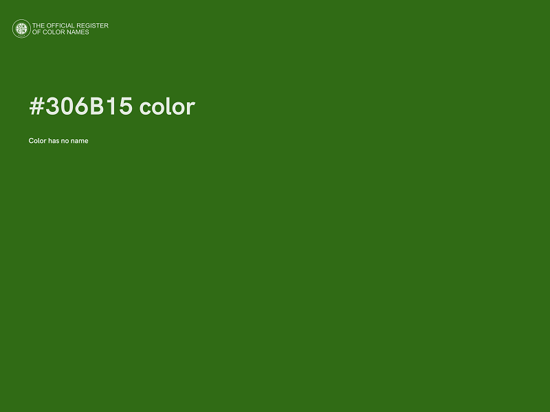 #306B15 color image