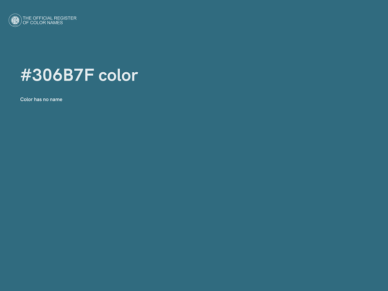 #306B7F color image