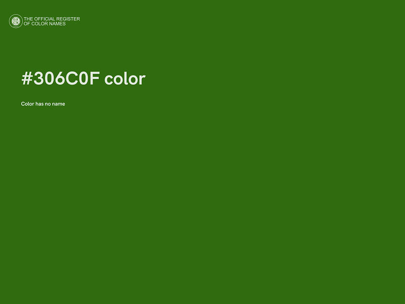 #306C0F color image