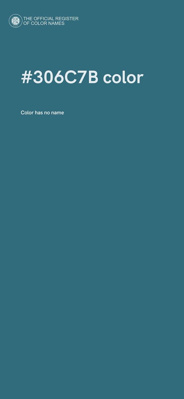 #306C7B color image